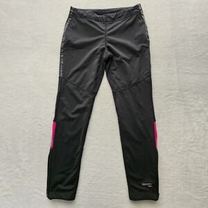 Running Room RRX Run Pants Womens Small Black Zipper Ankle Insulated Pockets